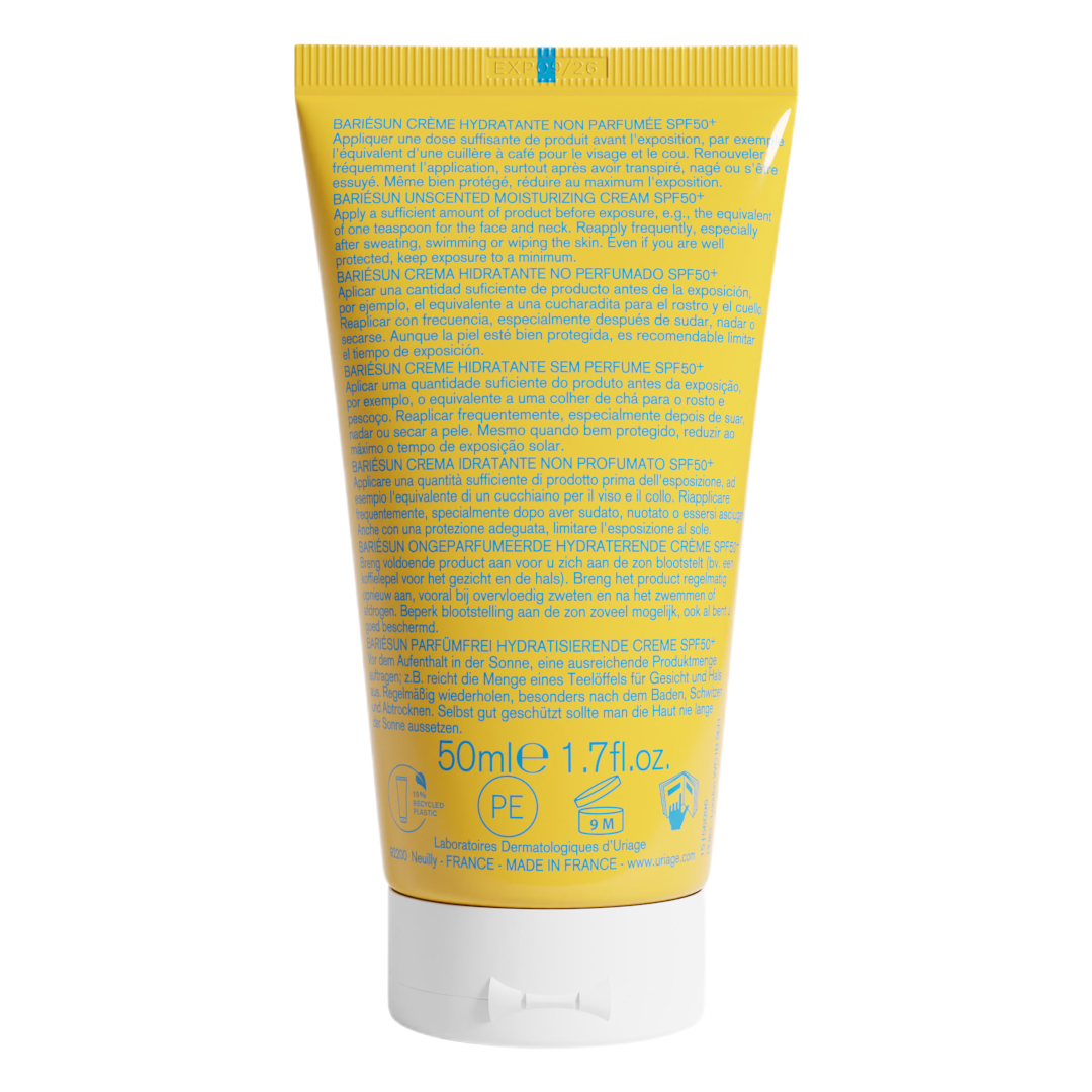 Uriage Bariesun Moisturizing Cream Unscented SPF50+