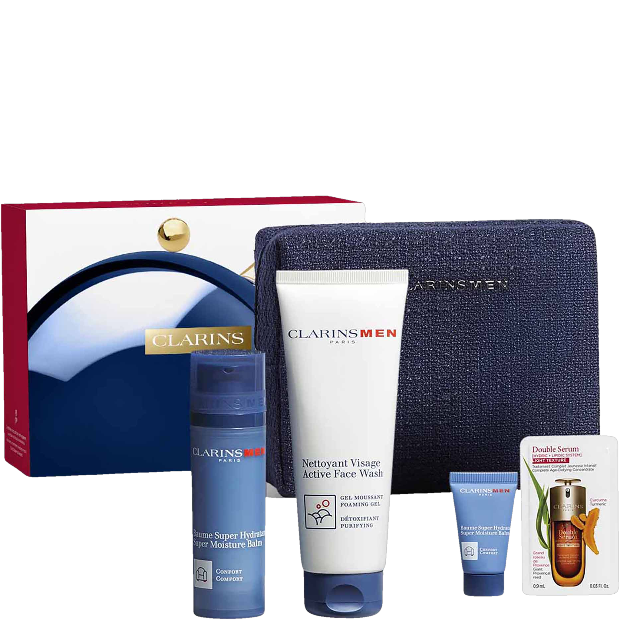 クラランス　メン エッセンシャルズ ギフトセット Clarins Men Essentials Gift Set – Escentual