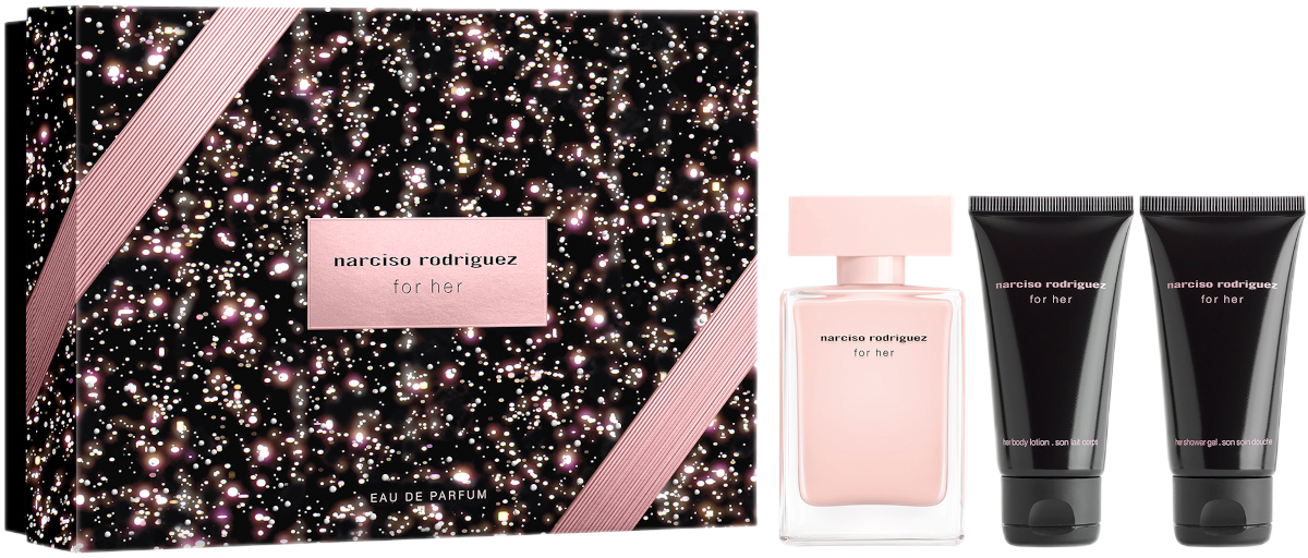 Narciso Rodriguez For Her Eau de Parfum Spray 50ml Gift Set Narciso Rodriguez For Her Eau de Parfum Spray 50ml Gift Set