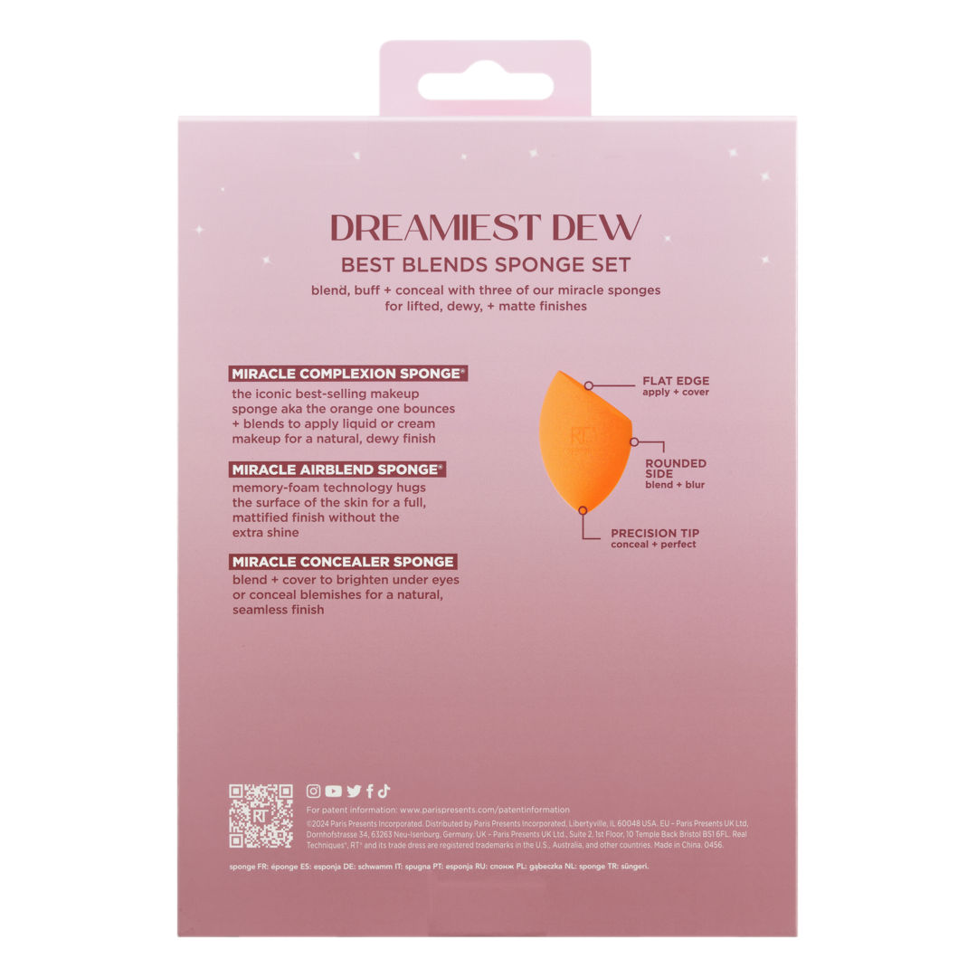 Real Techniques Dreamiest Dew Best Blends Sponge Set