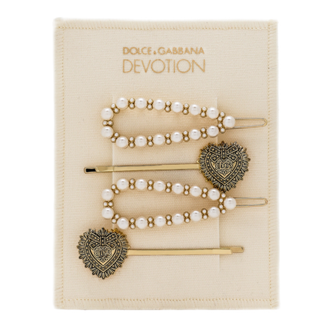 Dolce & Gabbana Devotion Hairclips with Pouch