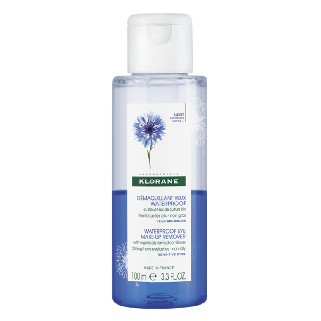 Klorane Waterproof Eye Makeup Remover with Cornflower