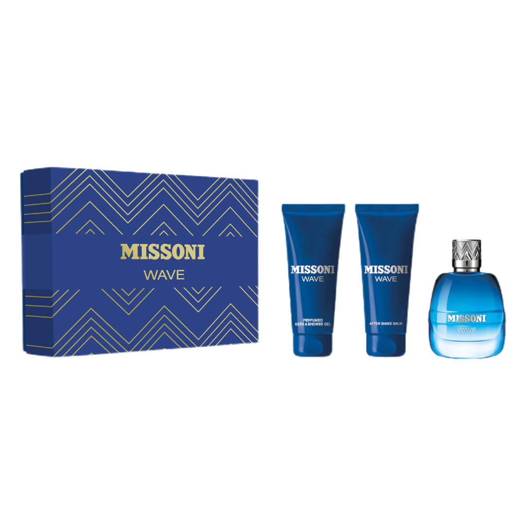 Missoni Wave Pour Homme Eau de Toilette Spray 100ml Gift Set