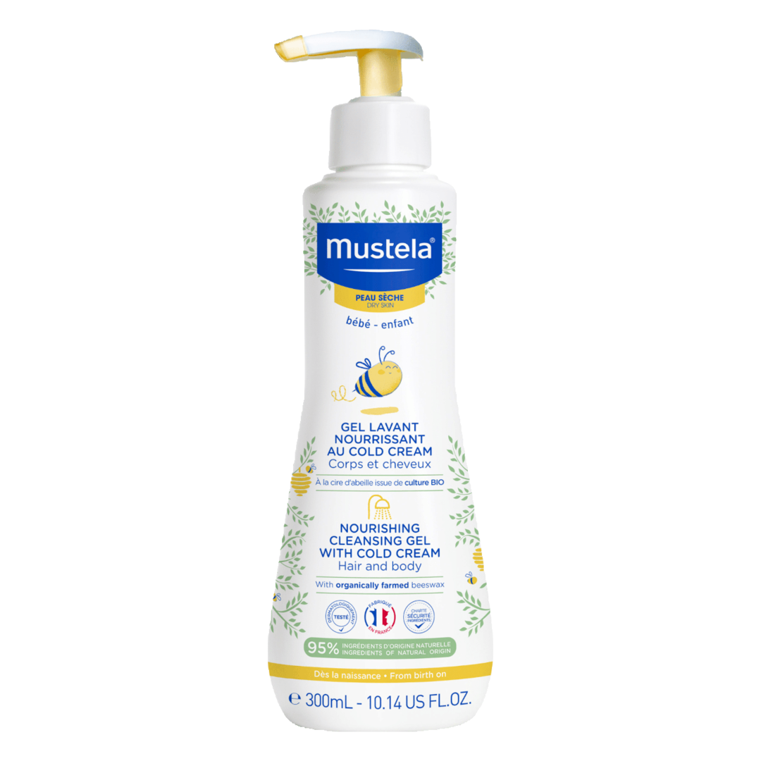 Mustela Nourishing Cleansing Gel with Cold Cream for Dry Skin