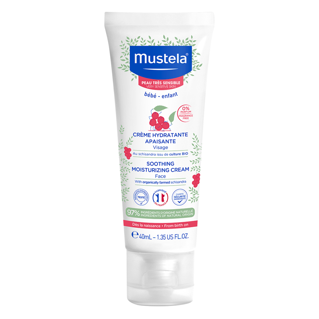 Mustela Soothing Moisturising Cream For Face Very Sensitive Skin