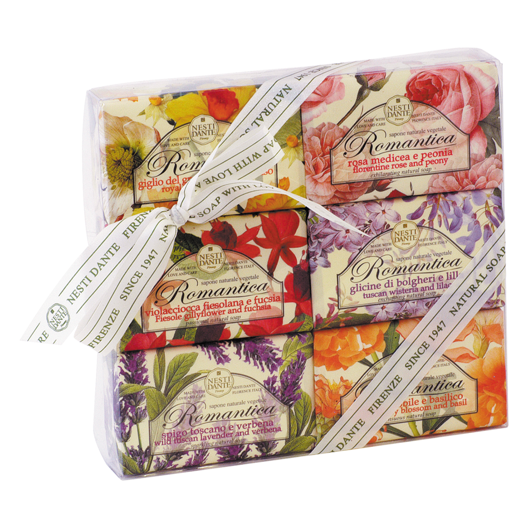 Nesti Dante Romantica Soap 6 x 150g Gift Set