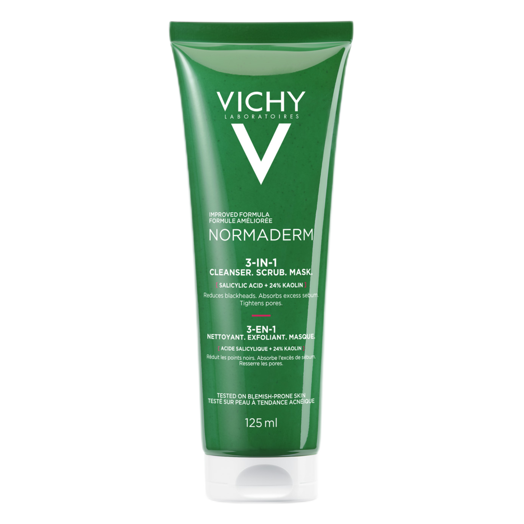 Vichy Normaderm 3 In 1 Cleanser + Scrub + Mask