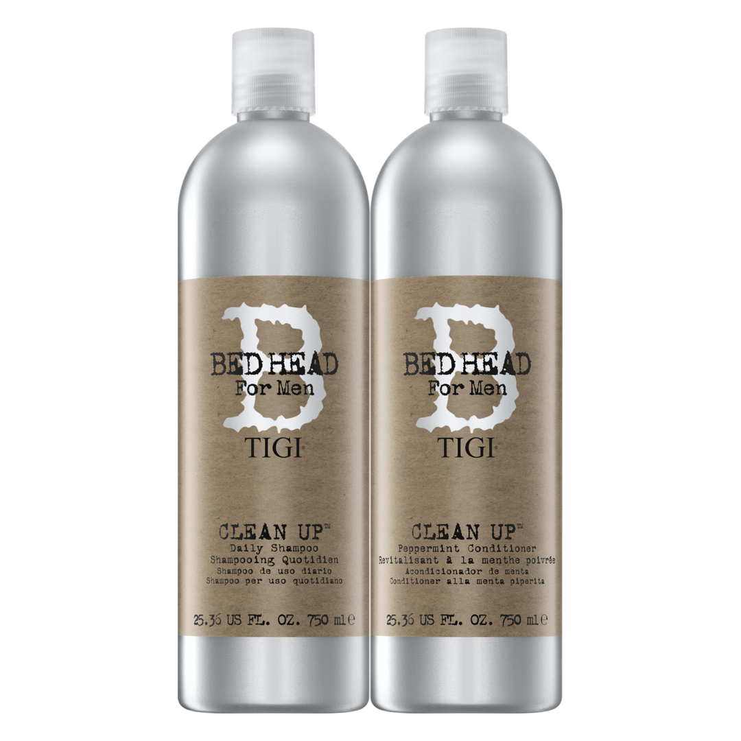 TIGI Bed Head For Men Clean Up Shampoo and Conditioner Tween Duo