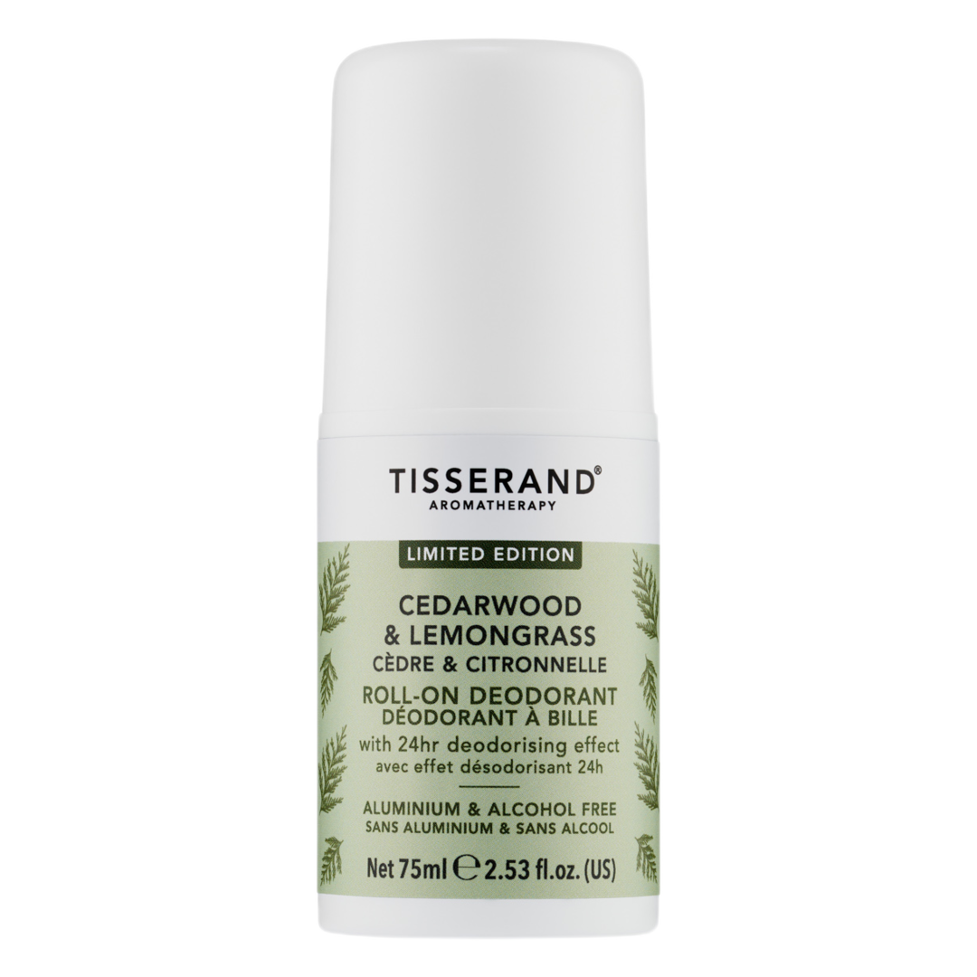 Tisserand Cedarwood & Lemongrass Roll On Deodorant