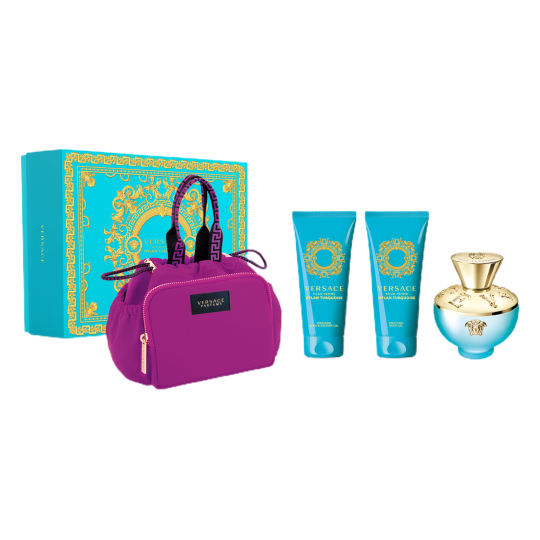 Versace Dylan Turquoise Eau de Toilette Spray 100ml Gift Set