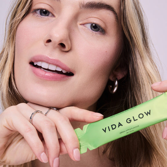 Vida Glow Liquid Collagen Skin + Energy - Green Apple Flavour