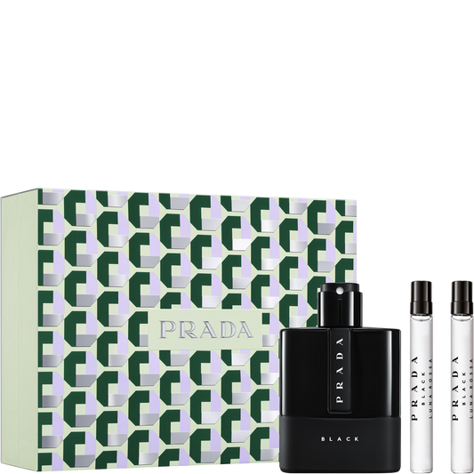 Prada Luna Rossa Black Eau de Parfum Spray 100ml Gift Set