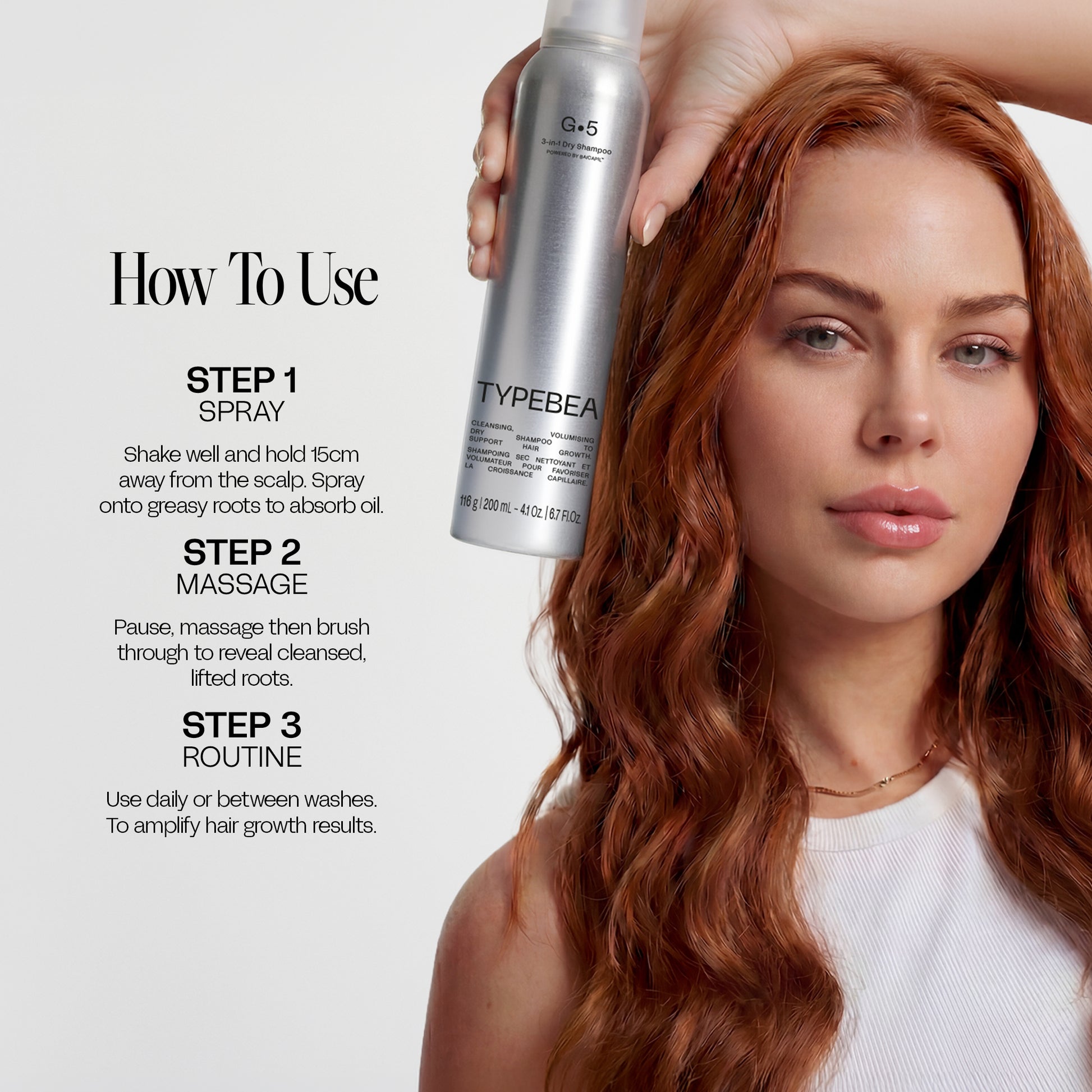 TYPEBEA G.5 3-in-1 Dry Shampoo