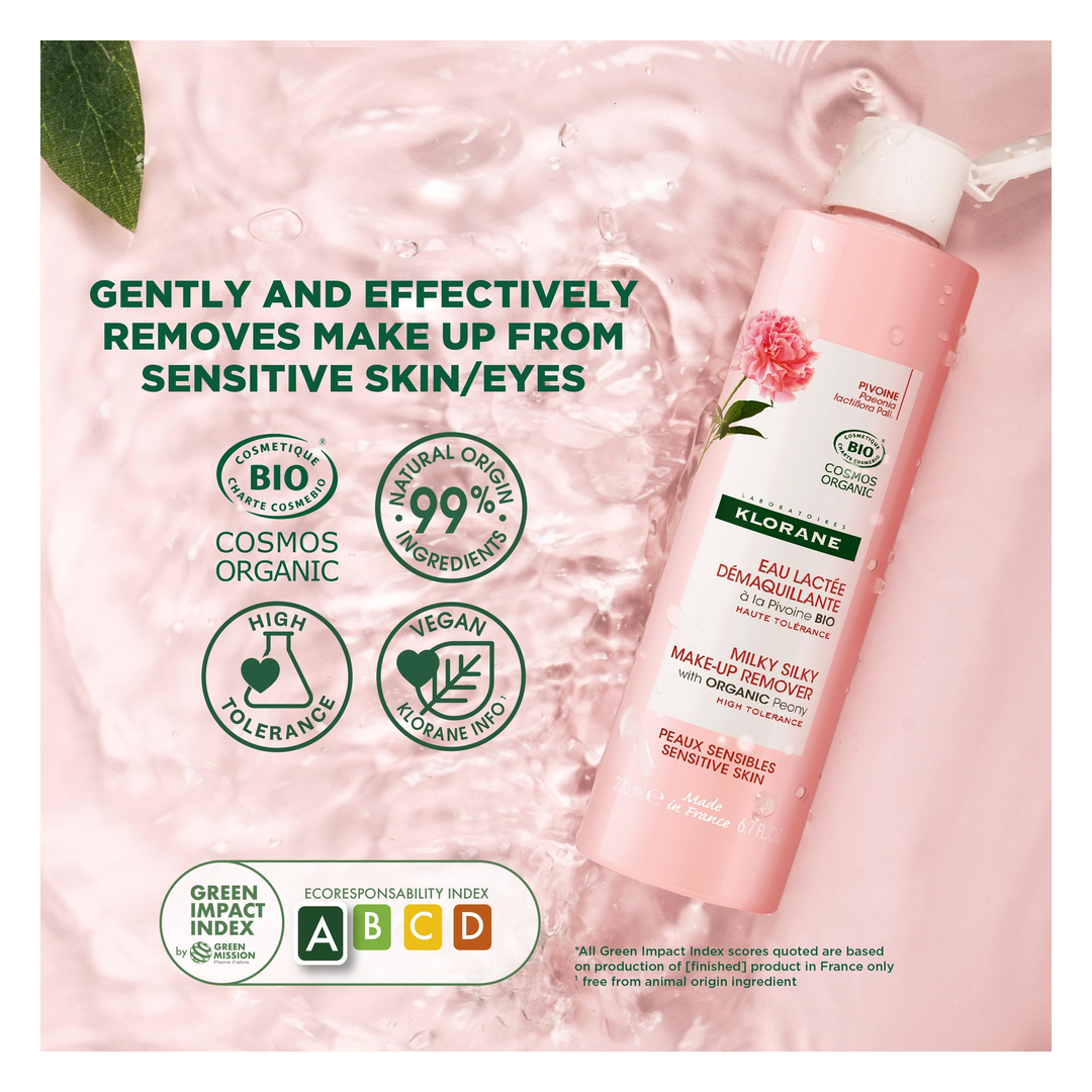 Klorane Organic Peony Milky Silky Make-up Remover