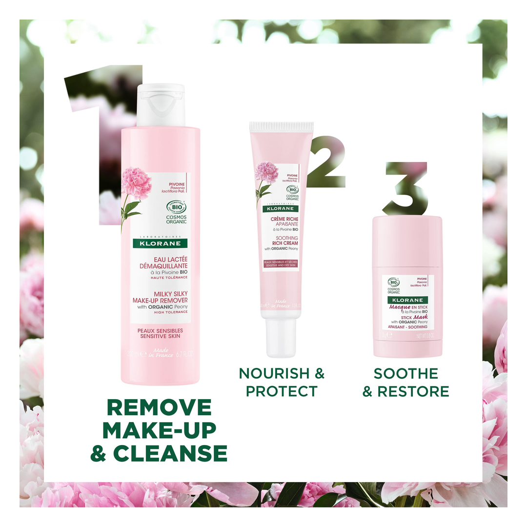 Klorane Organic Peony Milky Silky Make-up Remover
