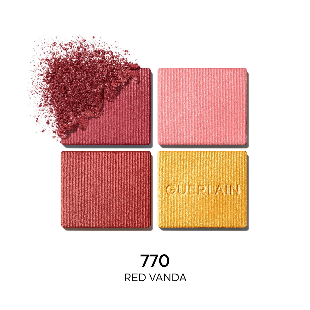 GUERLAIN Ombres G Eyeshadow Quad - 770 Red Vanda