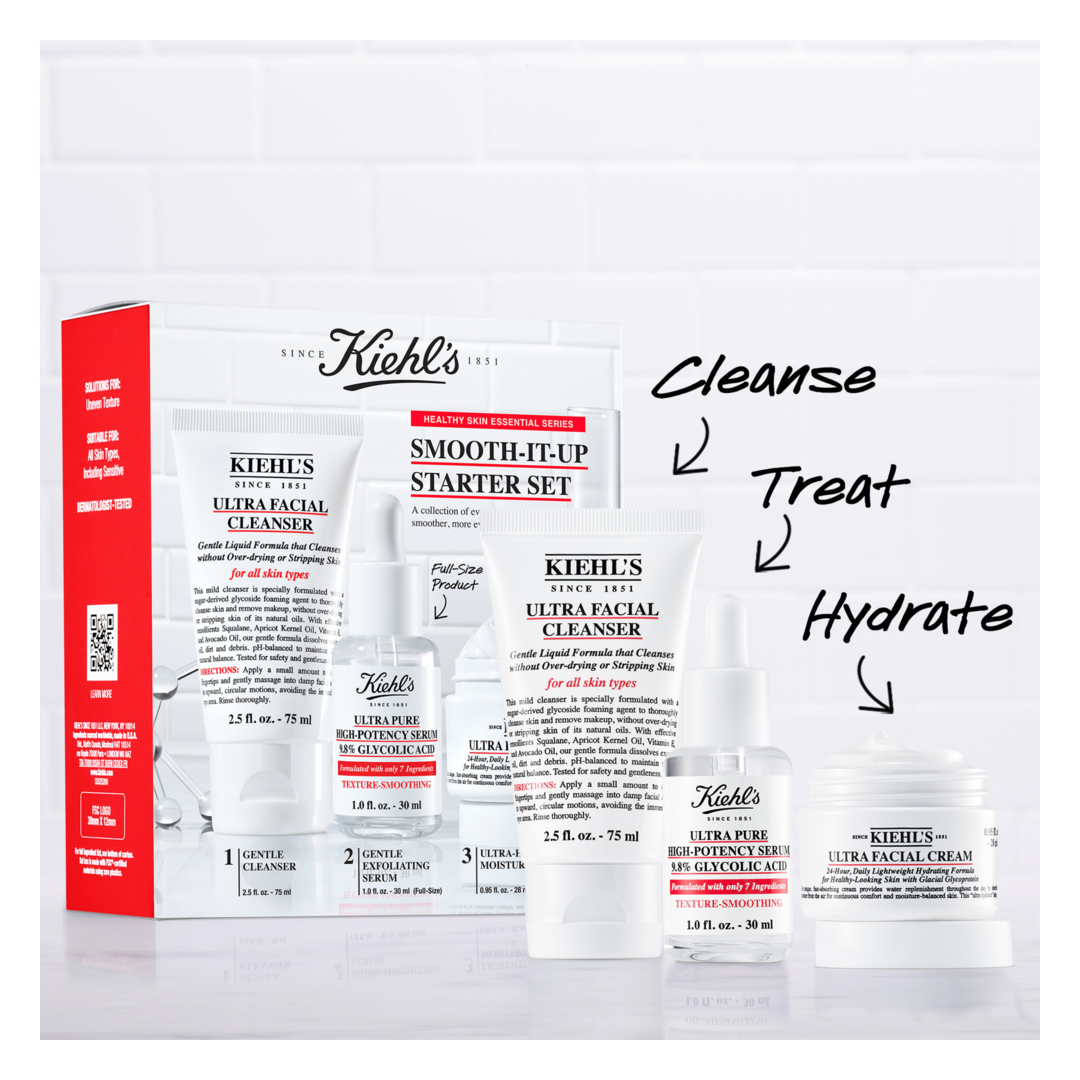 Kiehl's Ultra Pure Smooth-It-Up Starter Set