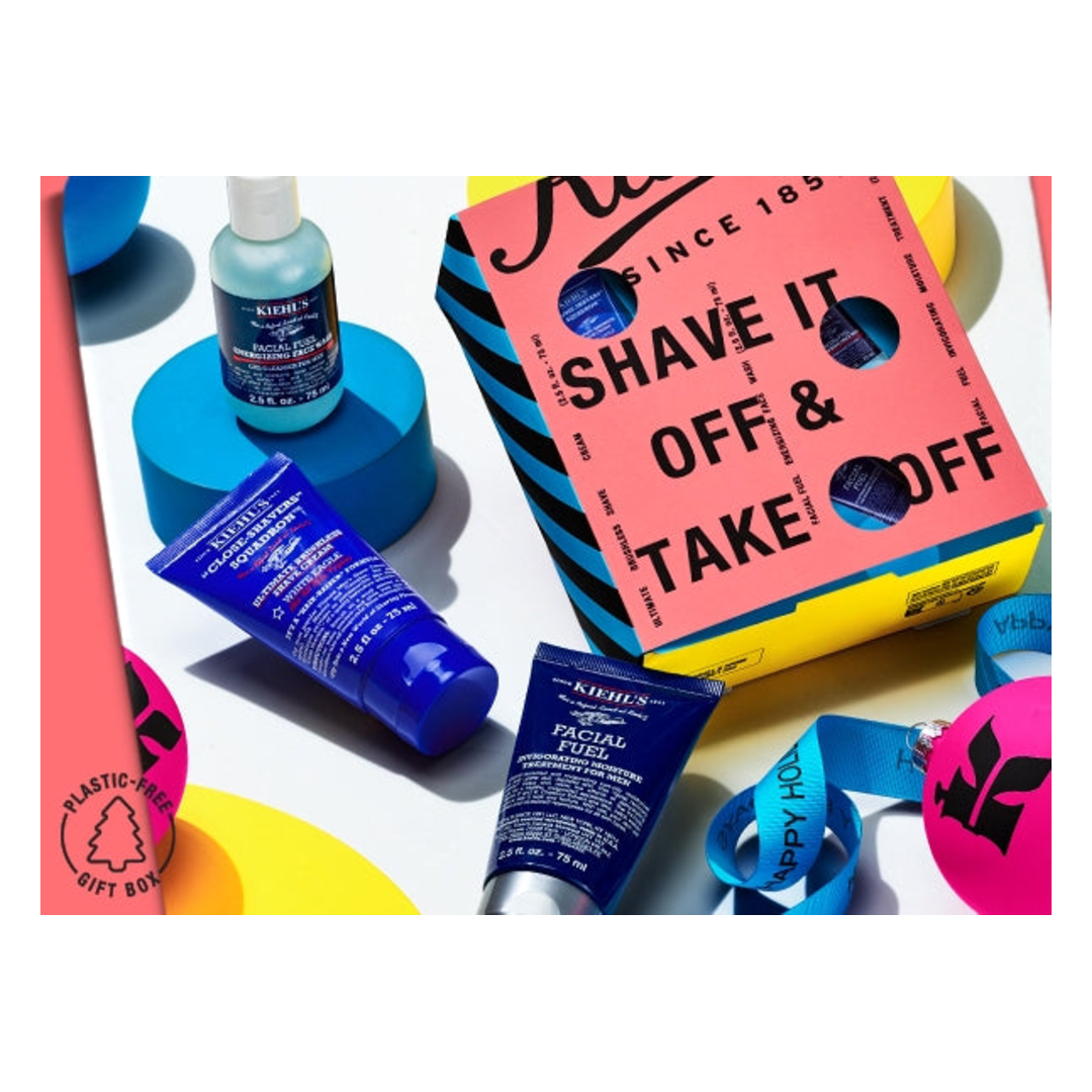 Kiehl's Facial Fuel Shave It Off & Take It Off Gift Set