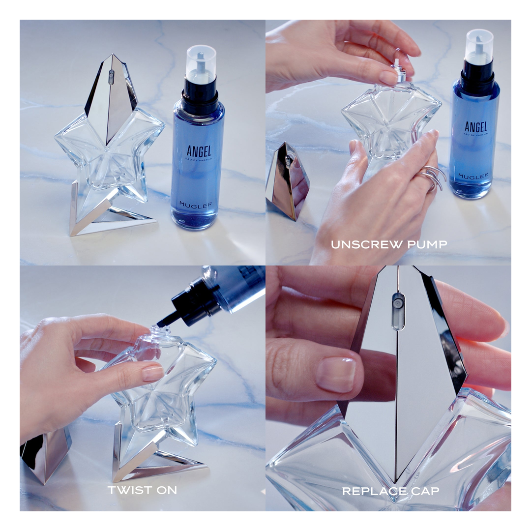 Bottle Angel Refillable Eau De Parfum Thierry Mugler Angel Eau De