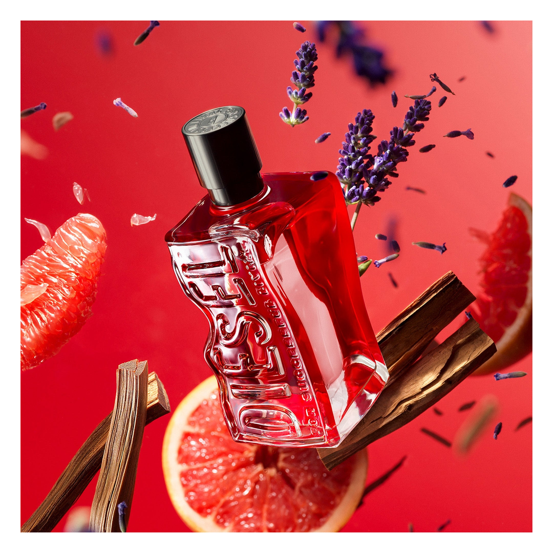 Diesel D Red Eau de Parfum Spray 50ml Gift Set