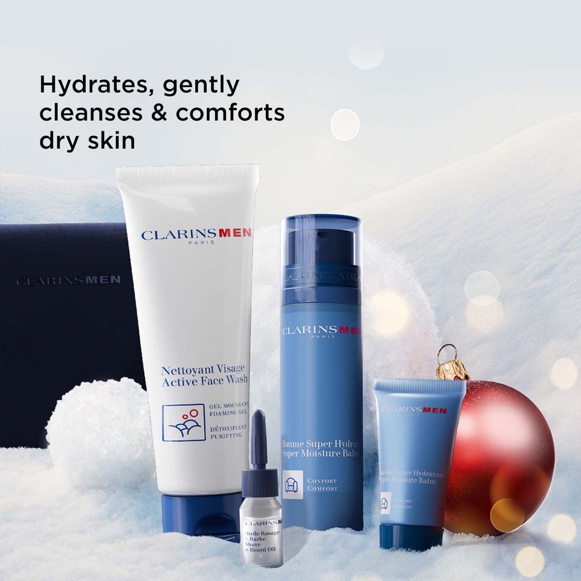 Clarins Men Hydration Essentials Gift Set