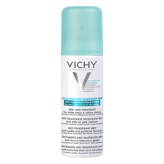 Vichy 48hr Anti-Perspirant Spray - No White Marks and Yellow Stains