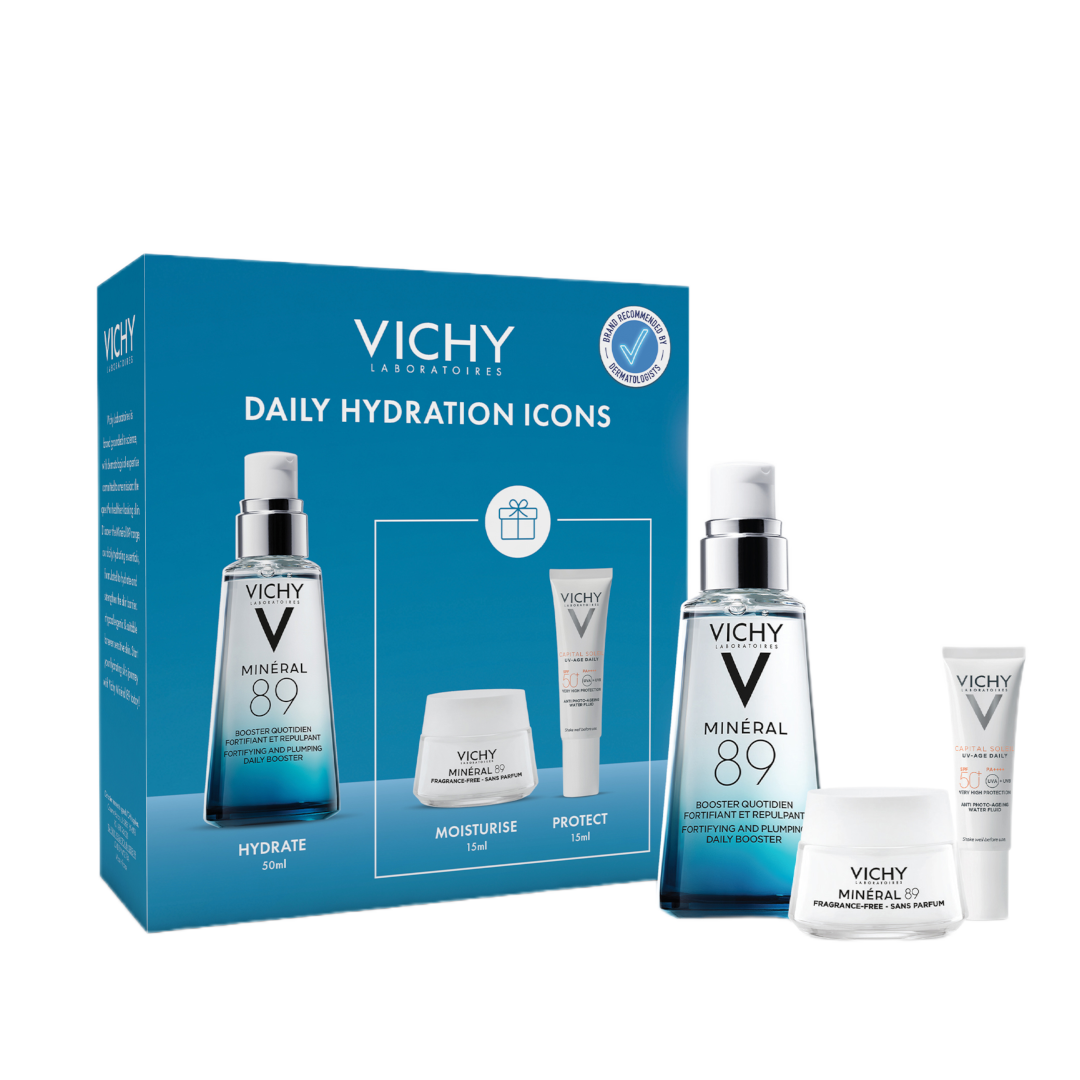 Vichy Mineral 89 Daily Hydration Icons Set - Kit