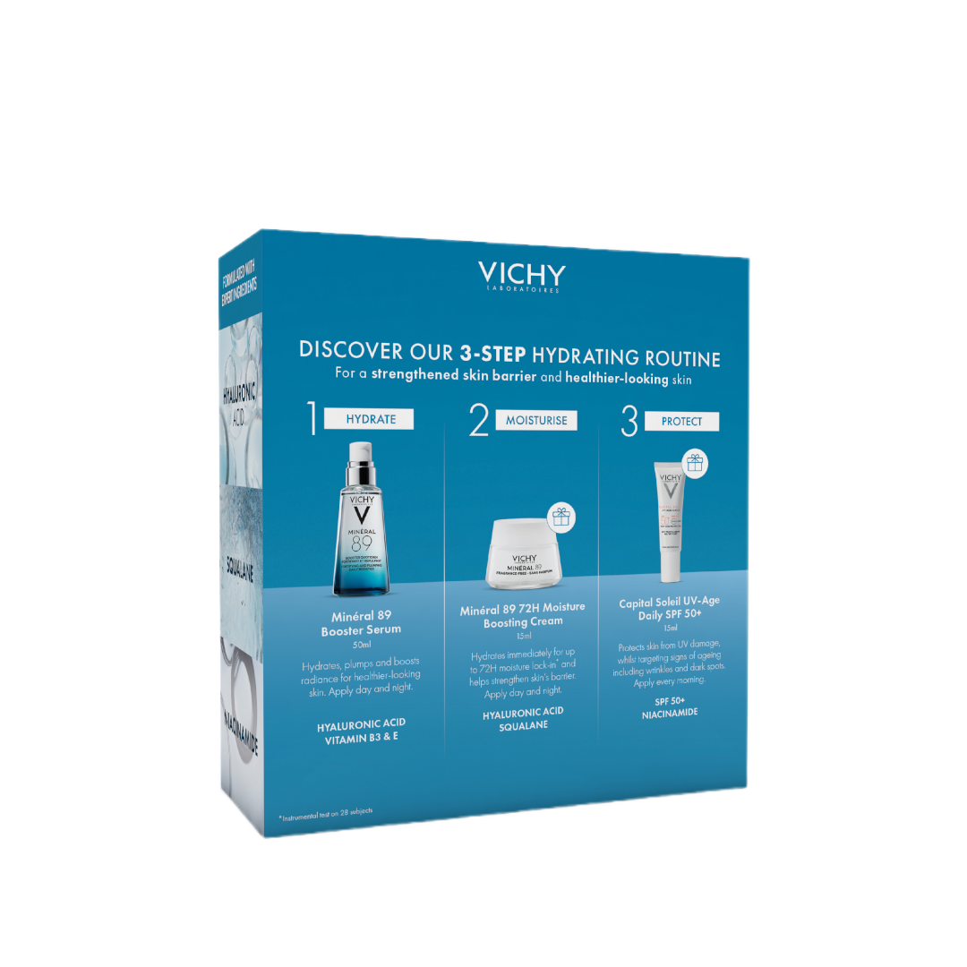 Vichy Mineral 89 Daily Hydration Icons Set