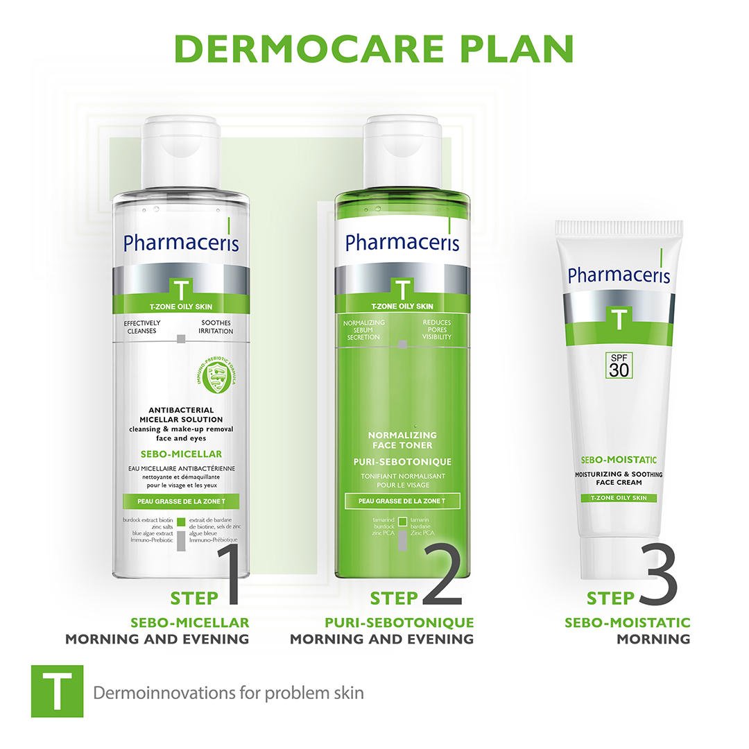 Pharmaceris T Sebo-Moistatic Moisturising & Soothing Face Cream SPF30