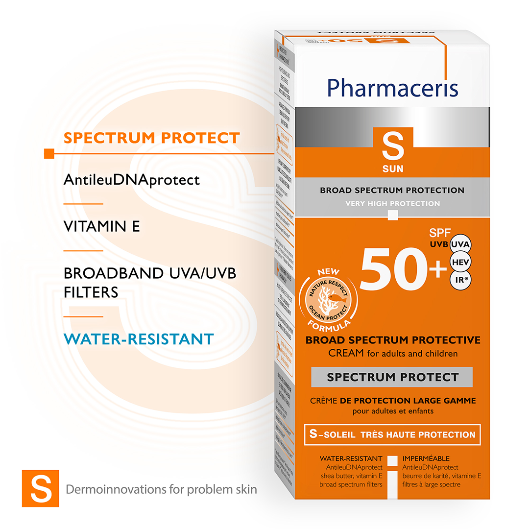 Pharmaceris S Spectrum Protect Broad Spectrum Sun Protection Cream SPF50+