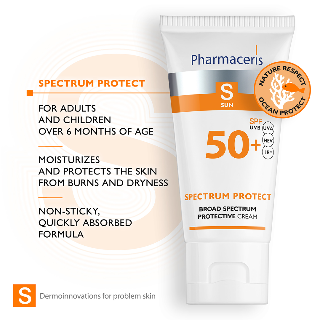 Pharmaceris S Spectrum Protect Broad Spectrum Sun Protection Cream SPF50+