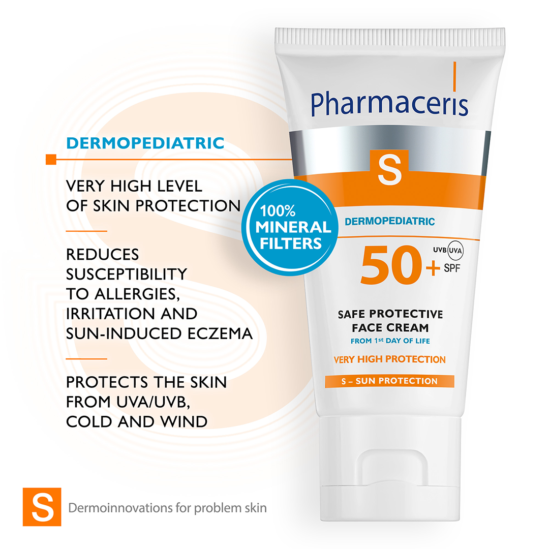 Pharmaceris S Safe Protective Face Cream SPF50+