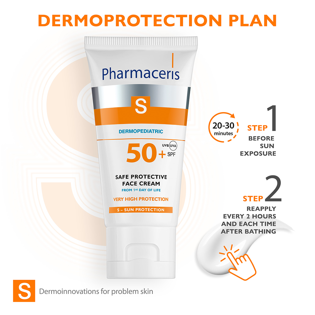 Pharmaceris S Safe Protective Face Cream SPF50+