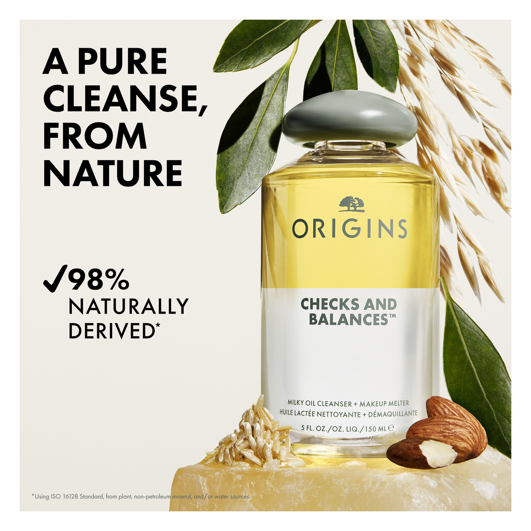 Origins Checks and Balances Milky Oil Cleanser + Makeup Melter