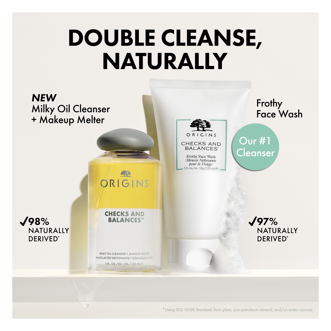 Origins Checks and Balances Milky Oil Cleanser + Makeup Melter