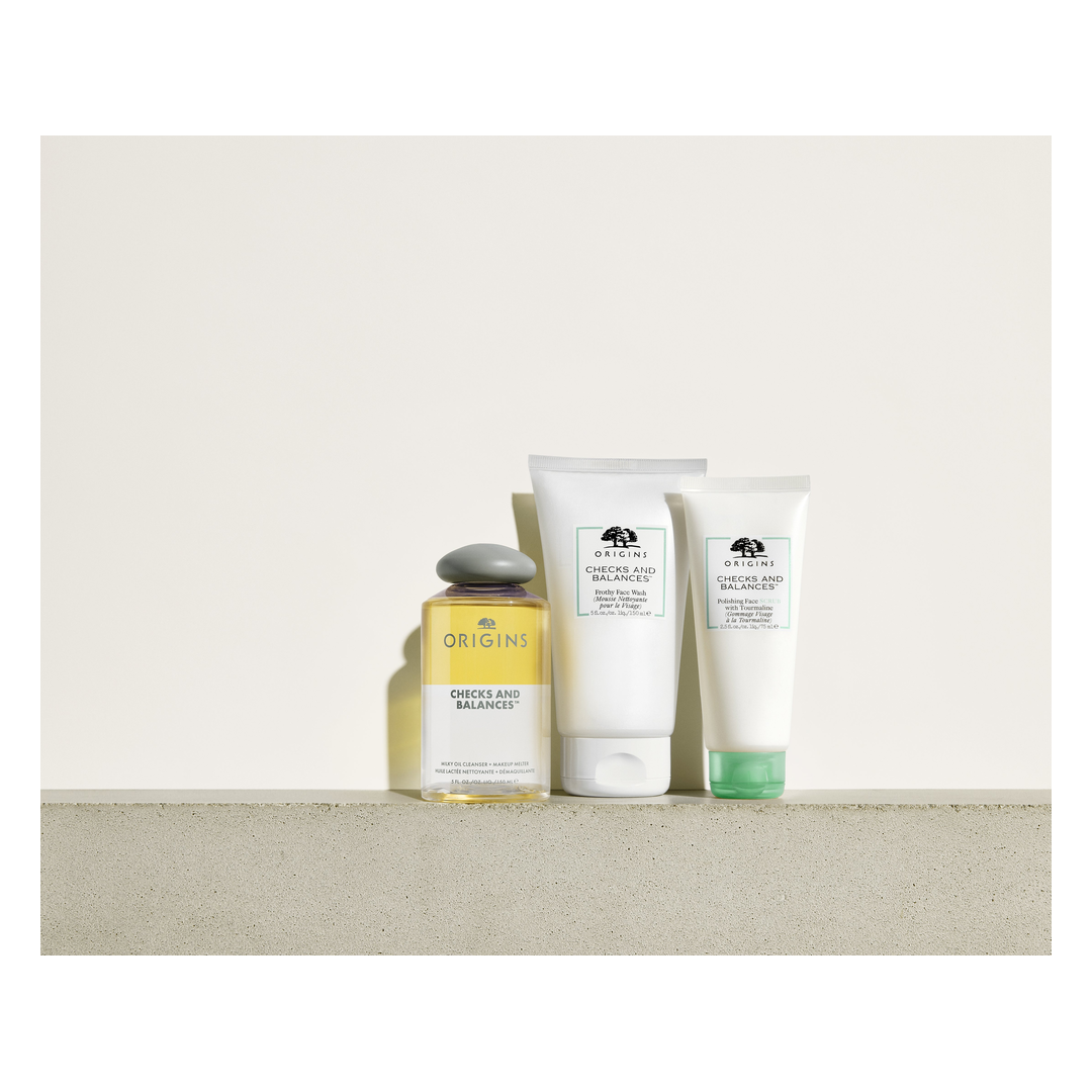 Origins Checks and Balances Milky Oil Cleanser + Makeup Melter