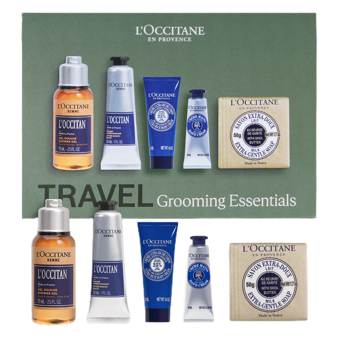 L'Occitane Travel Grooming Essentials Gift Set - Gift Set