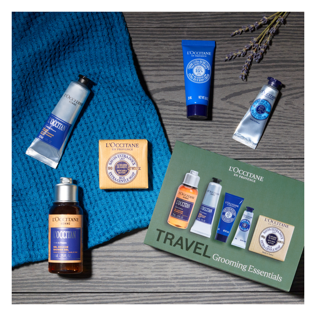 L'Occitane Travel Grooming Essentials Gift Set