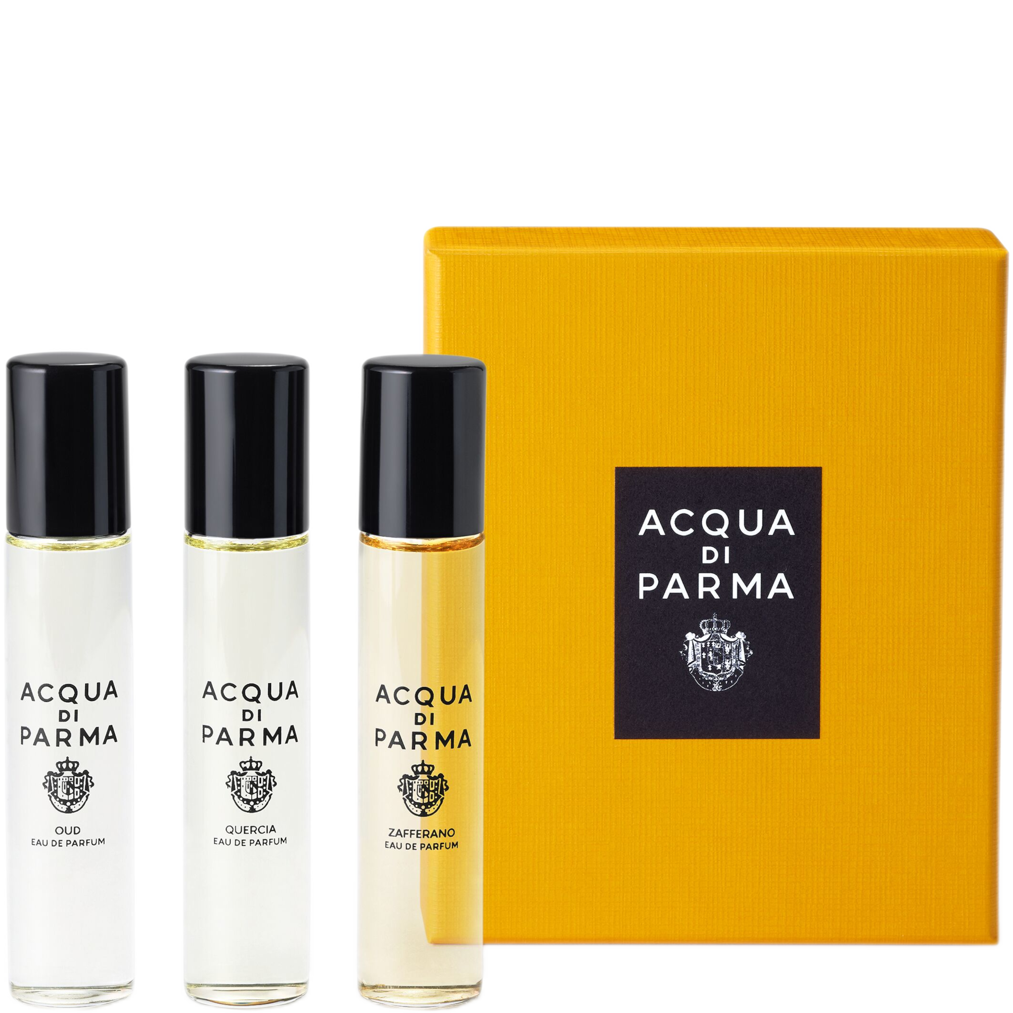 Acqua di Parma Signatures of the Sun (Oud, Zafferano, Quercia) 3 x 12ml Discovery Set - 3 x 12ml
