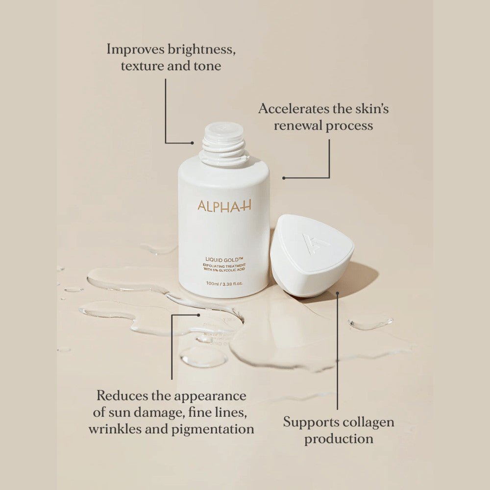 Alpha-H Liquid Gold Exfoliating Treatment with 5% Glycolic Acid