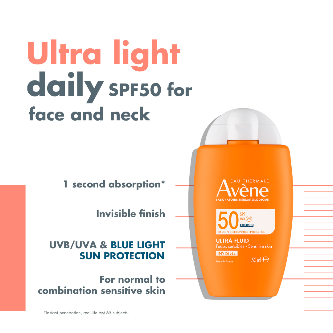 Avene Sun Ultra Fluid Invisible SPF50