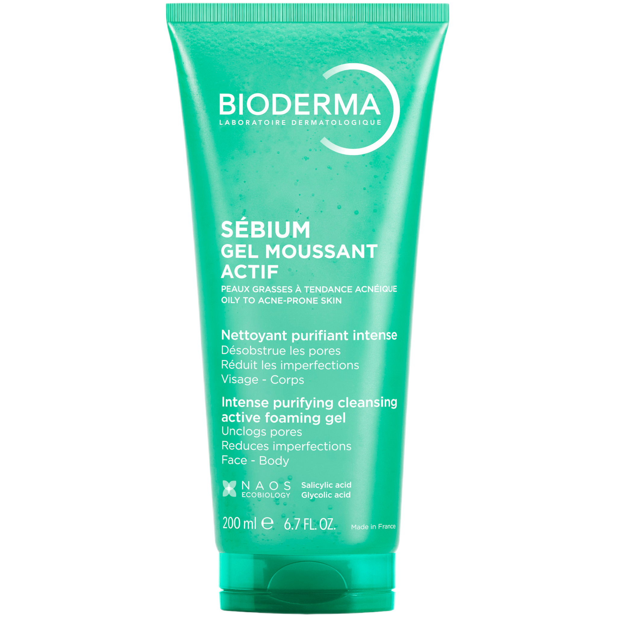 Bioderma Sebium Intense Purifying Cleansing Active Foaming Gel - 200ml