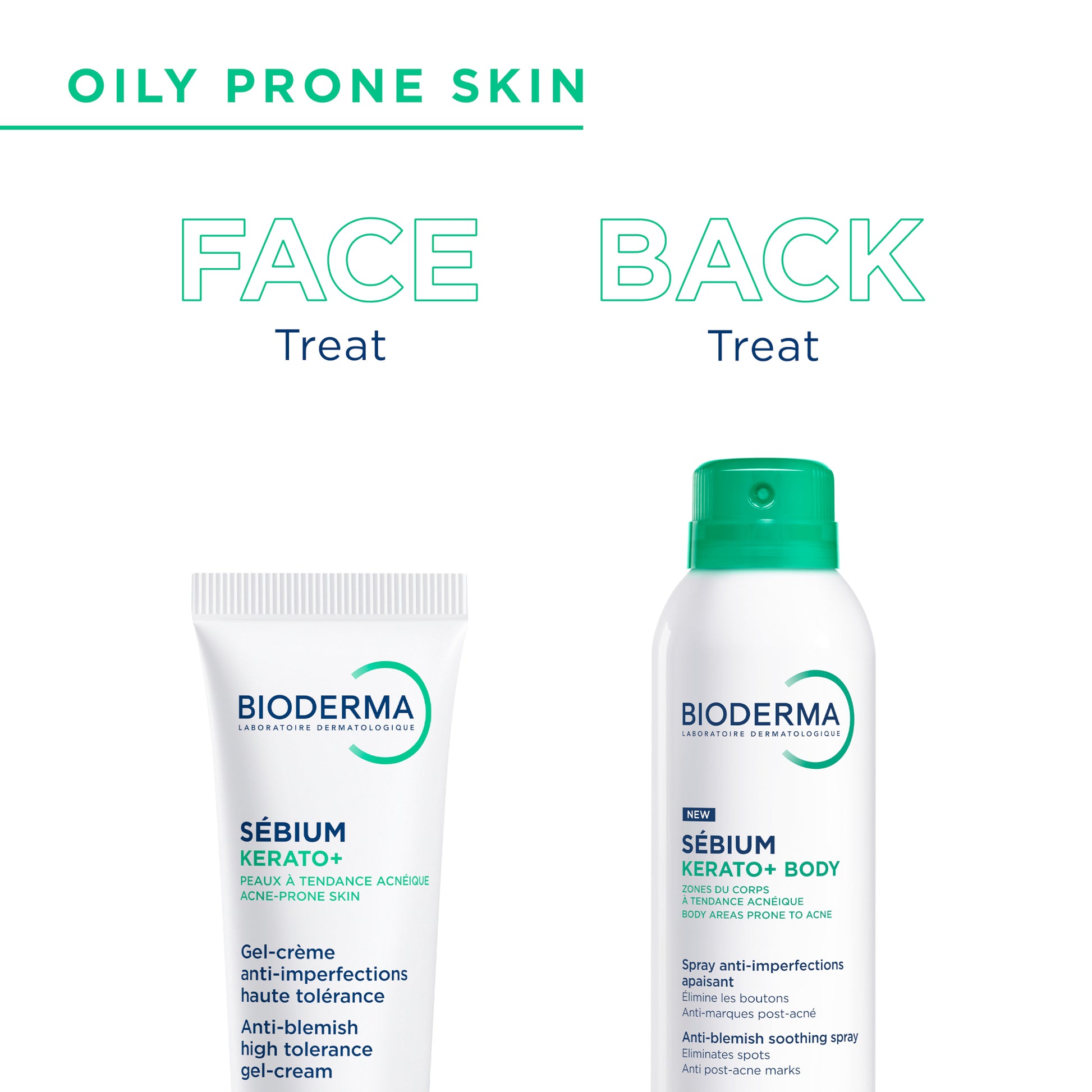 Bioderma Sebium Kerato+ Body Anti Blemish Spray