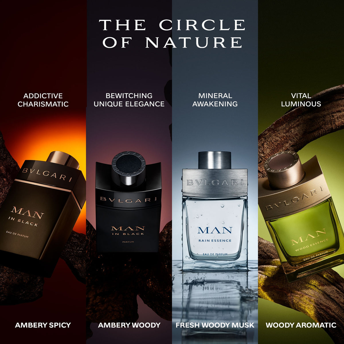 BVLGARI Man Wood Essence Eau de Parfum Spray 100ml Gift Set