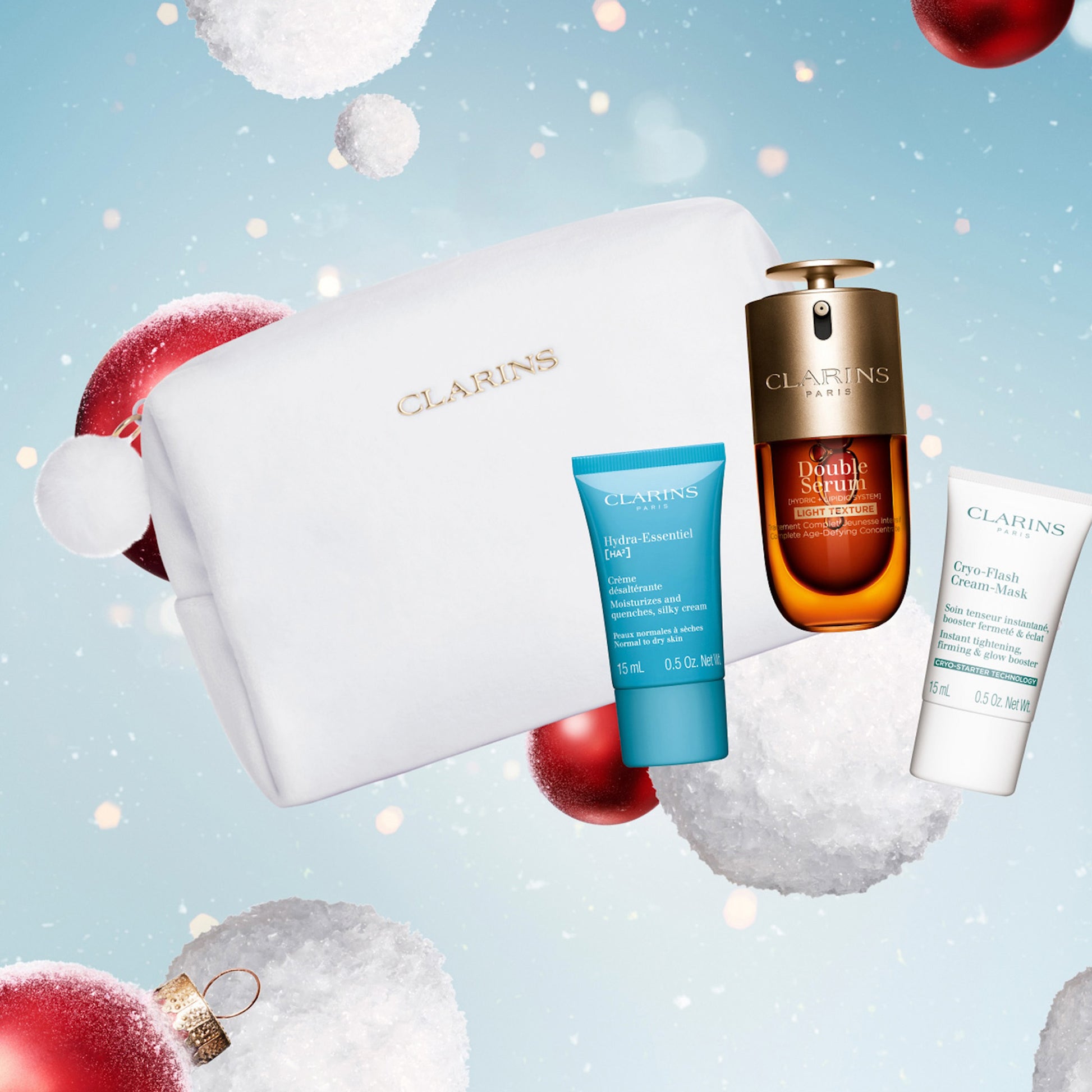 Clarins Double Serum Light 30ml Gift Set