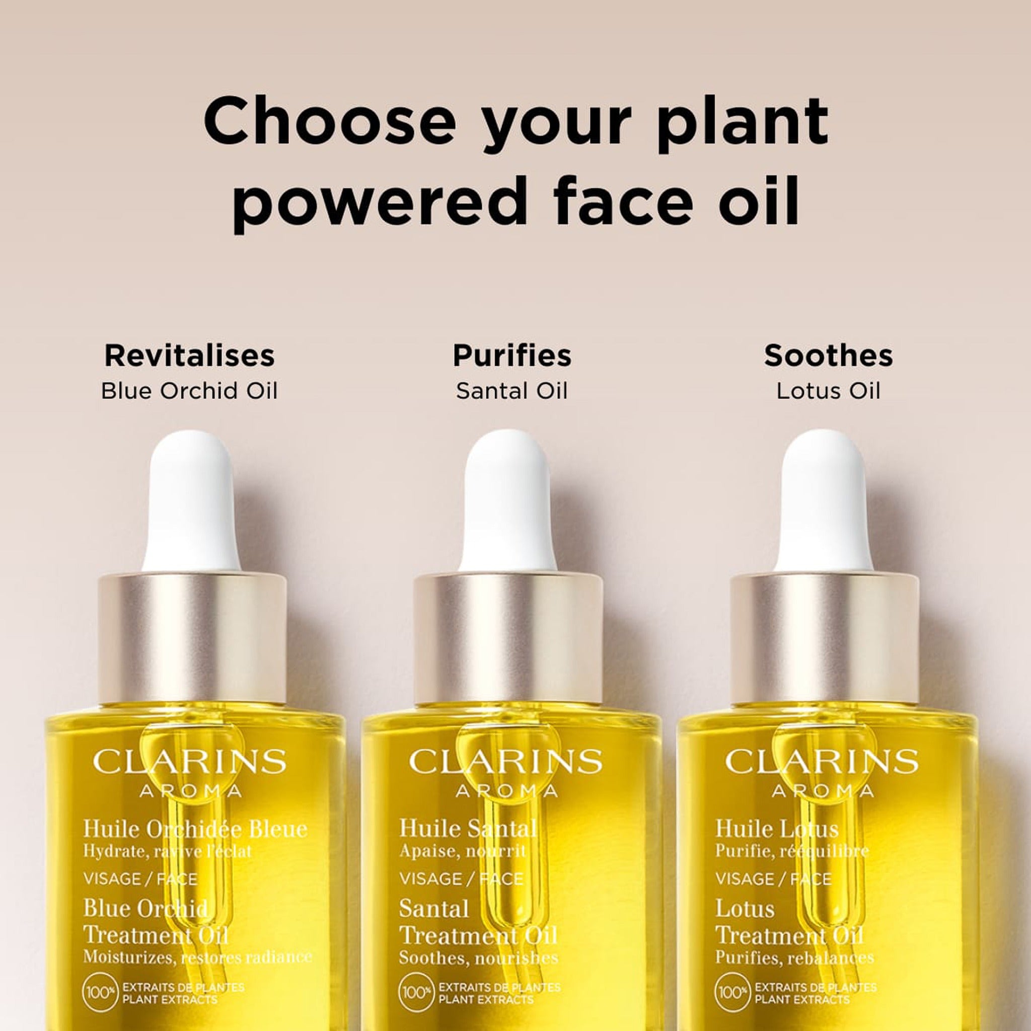 Clarins Lotus Face Treatment Oil - Oily or Combination Skin