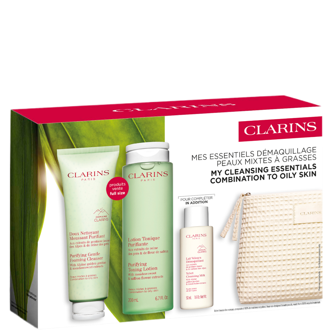 Clarins My Cleansing Essentials Combination to Oily Skin Gift Set