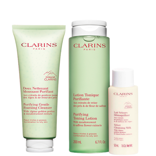 Clarins My Cleansing Essentials Combination to Oily Skin Gift Set