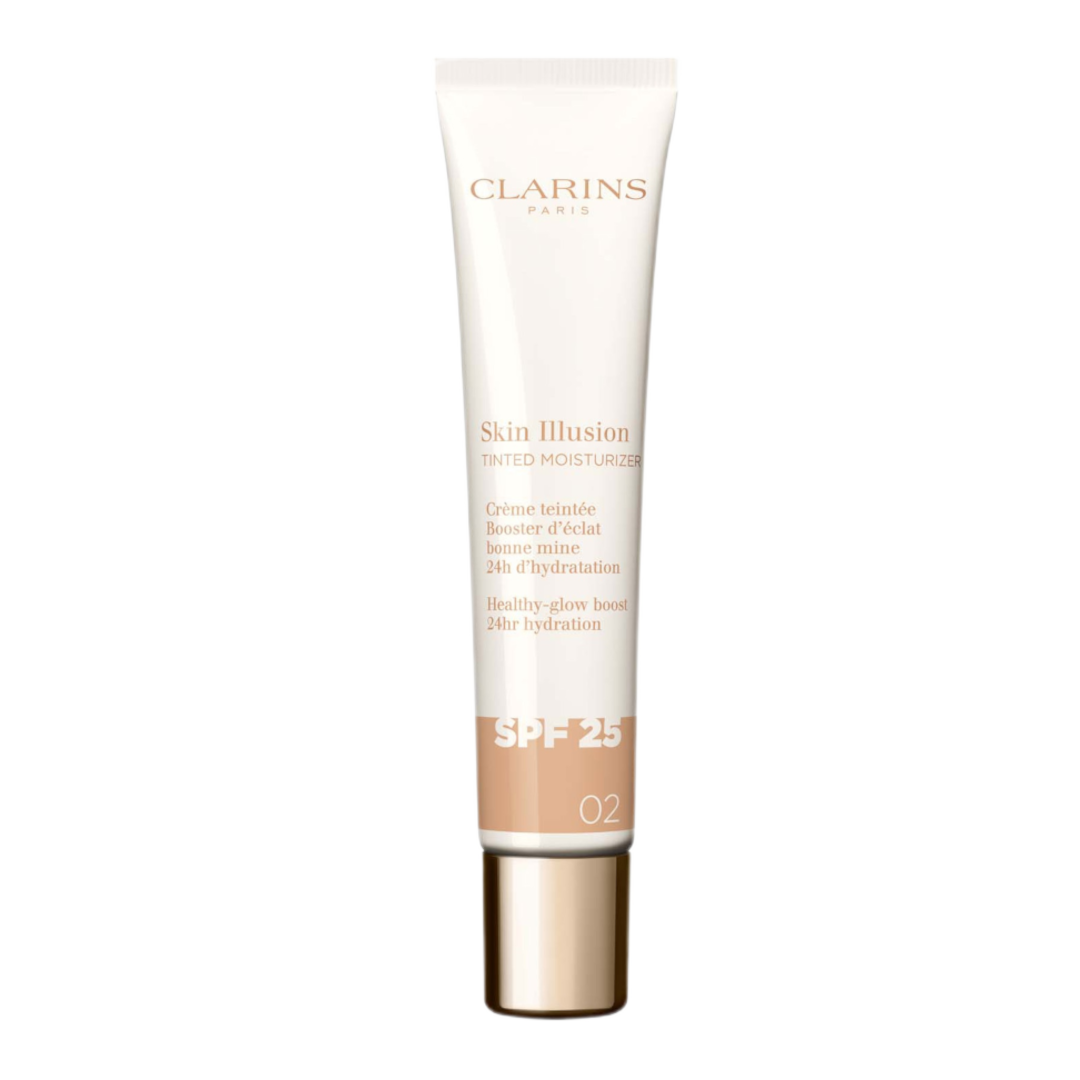 Clarins Skin Illusion Tinted Moisturiser SPF25 - 40ml / 02
