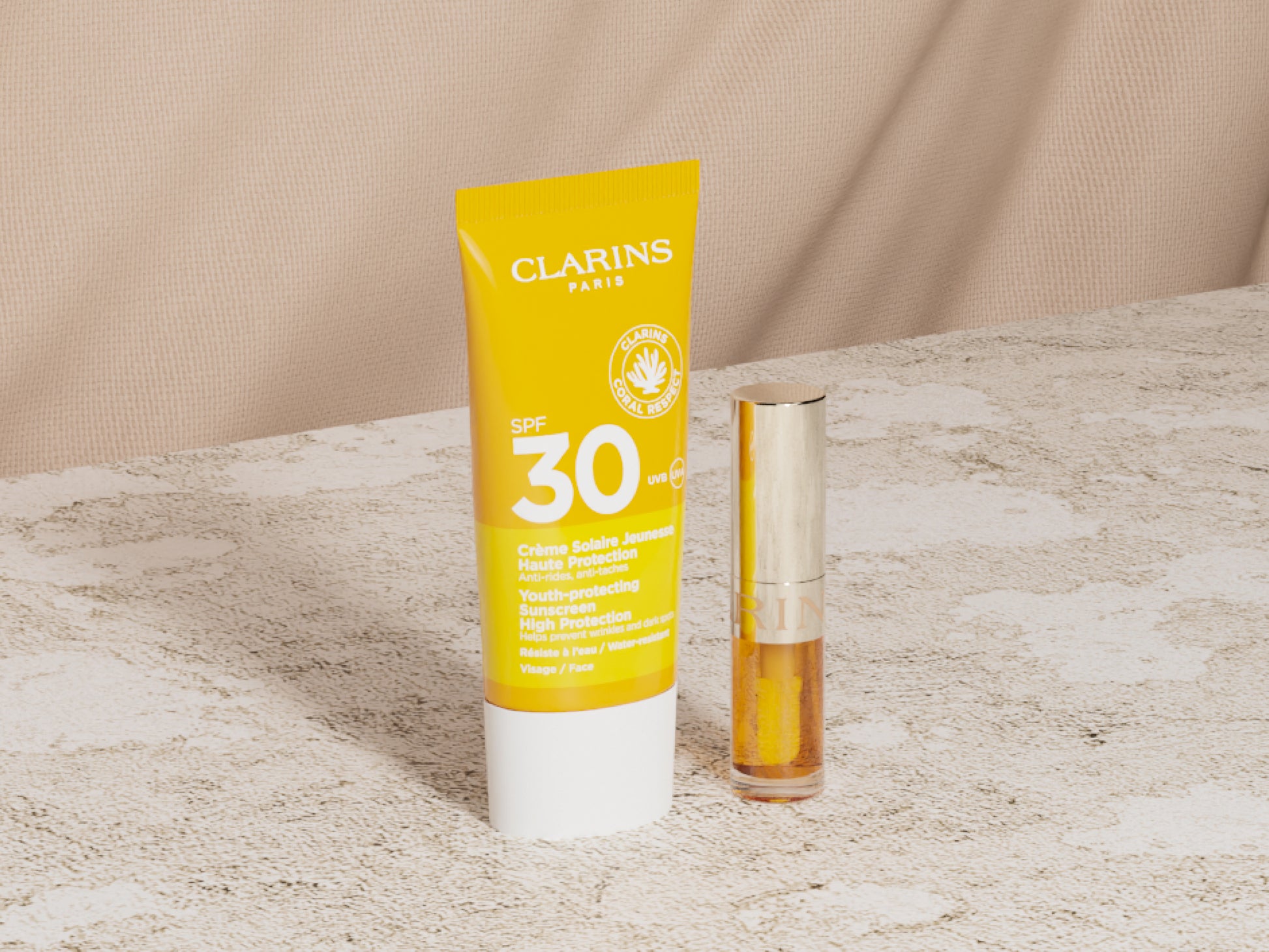 Clarins Protection & Radiance Duo Gift Set